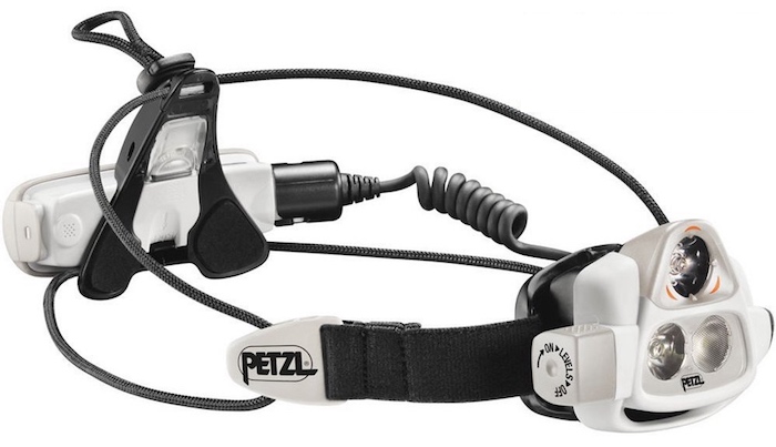 Petzl Nao 2 headlamp with 575 lumens and Reactive Lighting Technology. This headlamp is for any activity.