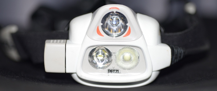 Petzl Nao Headlamp Beams and RLT Sensor