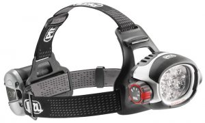 Petzl Ultra Rush headlamp with 760 lumens max output in 2017.
