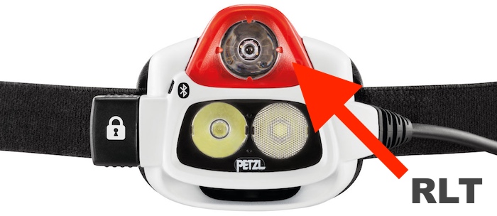 Reactive Lighting Technology in the Petzl Nao series headlamps.