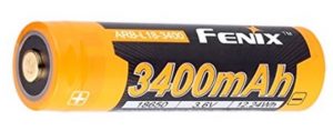 Fenix 3400 mAh headlamp battery.
