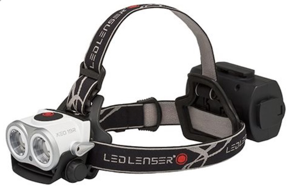 New 2019 Ledlenser headlamp - XEO 19R with 2000 lumens of maximum brightness.