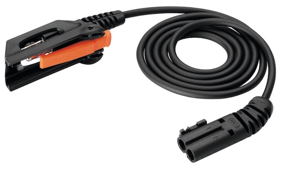 Petzl Ultra Rush extension cord for taking the ACCU 2 or ACCU 4 battery off the head.