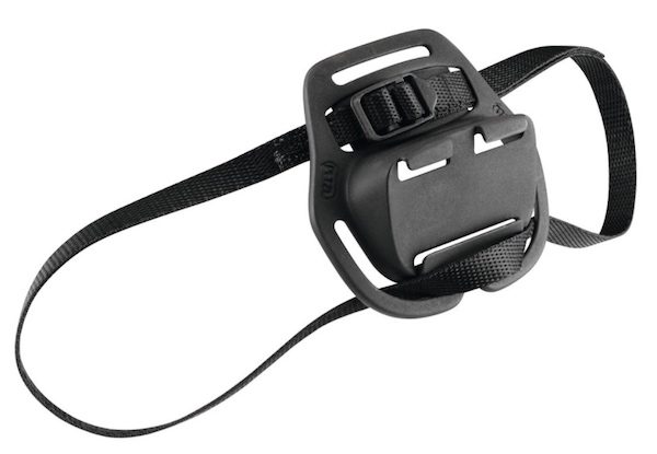 Helmet mount for Ultra Rush headlamp by Petzl.