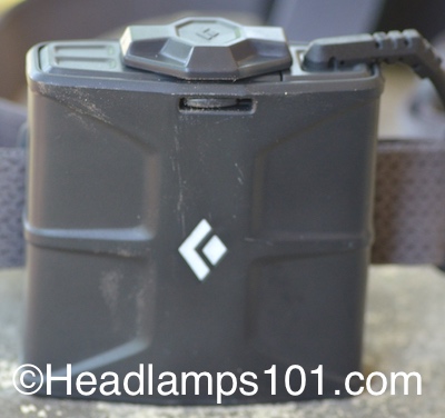 Battery pack for Black Diamond ICON headlamp.