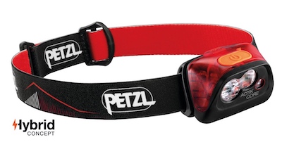 Petzl Actik Core 450 headlamp is a great headlamp to read in the dark with.
