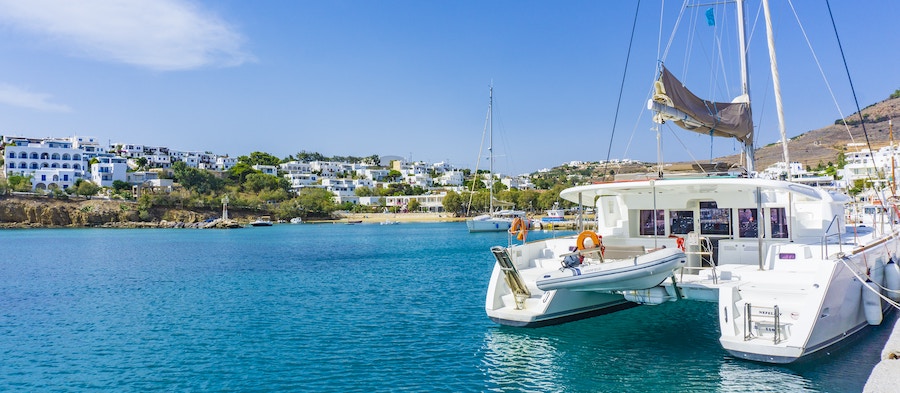 Sailing catamaran in need of top quality headlamps.