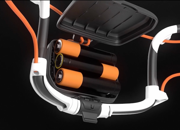 Petzl IKO CORE triple A (AAA) battery option.