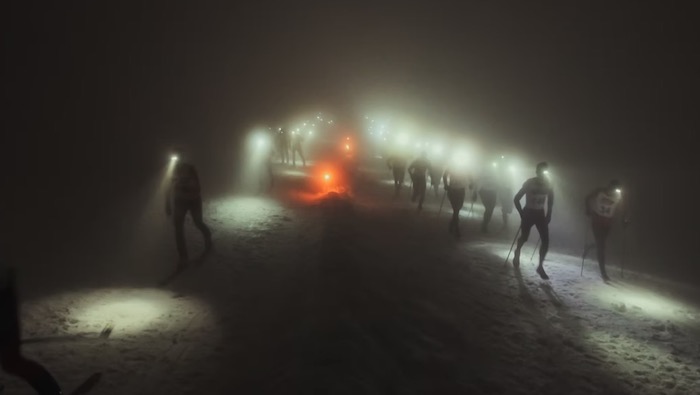 Ultra-running race in Slovenia. Headlamps are a must.
