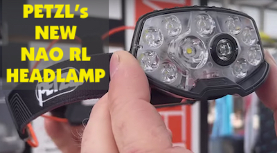 New this year is Petzl's NAO RL version of their classis NAO runner's headlamp.