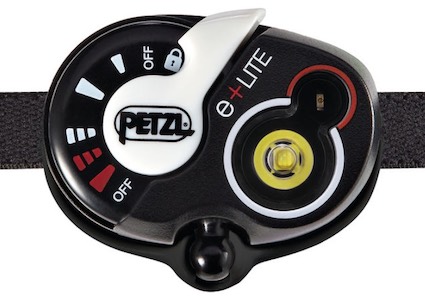 e+ Lite headlamp by Petzl is the ideal emergency headlamp with operation simple enough for a child.
